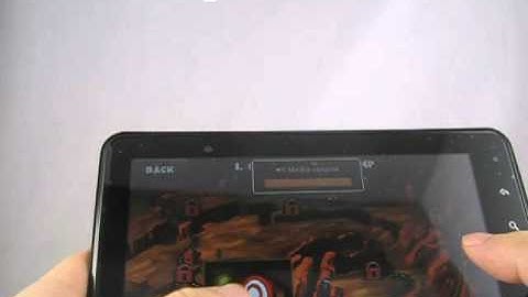 opad rene+  EV2 android 2.2 tablet play Guerrilla Bob HD