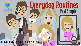 Past Simple Everyday Routines ESL Conversation