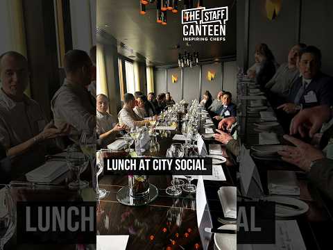 Lunch at Michelin starred City Social in London cooked by Paul Walsh