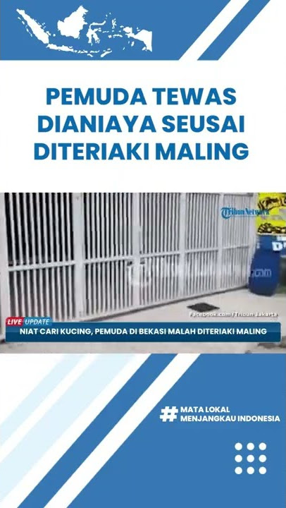 Niat Cari Kucing, Remaja 17 Tahun di Bekasi Malah Diteriaki Maling dan Dianiaya Hingga Tewas