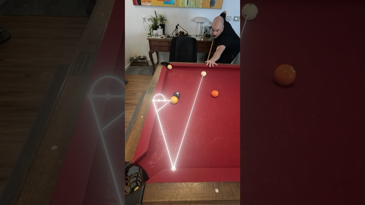POOL TUTORIAL #pool #billiards #8ballpool #cuesports #poollessons #8ball #9ball #geometry #physics