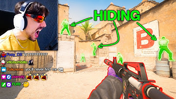 Extreme CS2 Hide & Seek Challenge… (1v60)