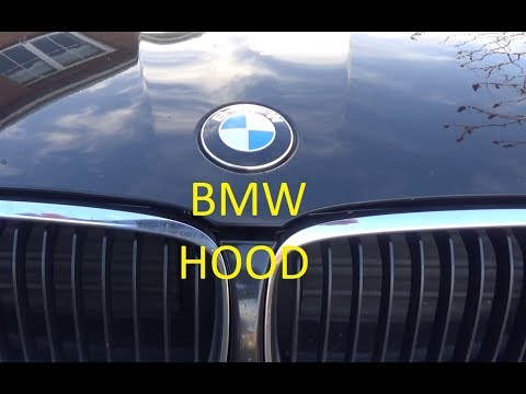 How to open a BMW hood/bonnet yourself easily 
