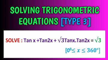CLASS 10 & SEE || SOLVING TRIGONOMETRIC EQUATIONS : TYPE 3 || OPTIONAL MATHS MADE EASY || SPS SIR