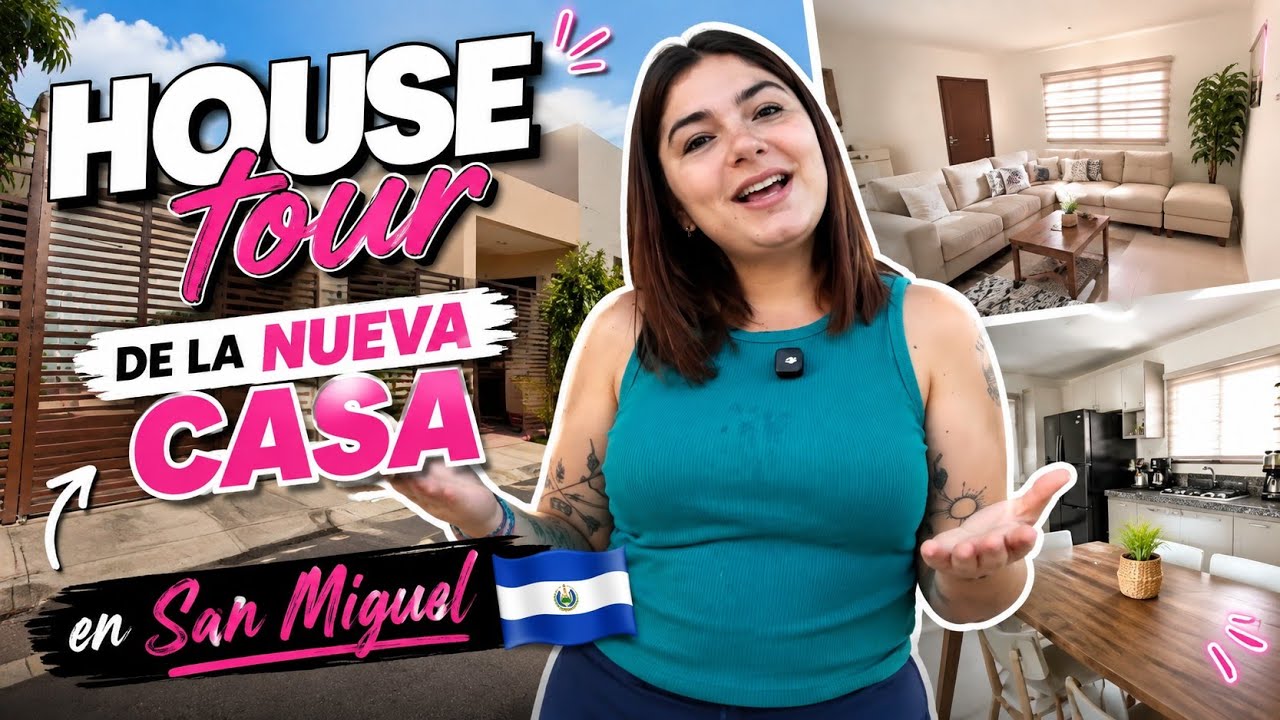 HOUSE TOUR de la nueva casa en San Miguel! Asi quedo despues de la mudanza 😱🇸🇻