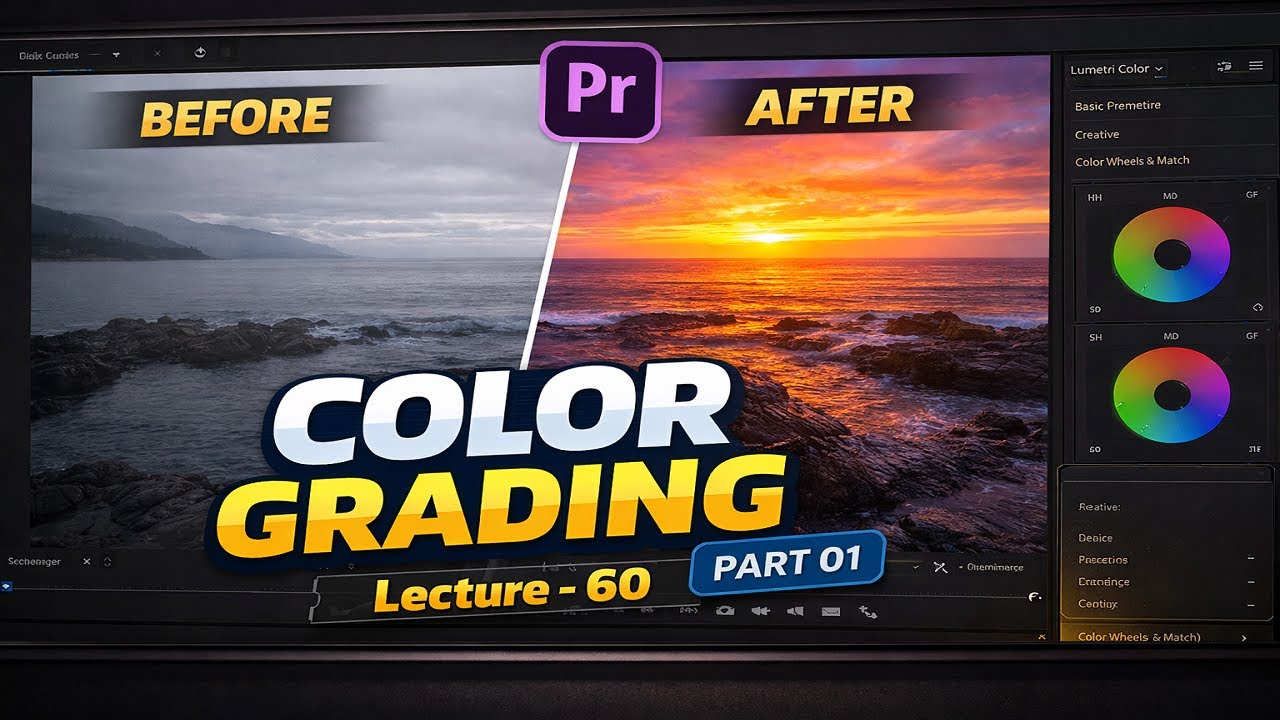 Color Grading Part 01 in Premiere Pro – Beginner’s Complete Guide - YouTube
