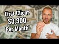 How He Signed His First Social Media Marketing Client For $3,300 Per Month - Student Success