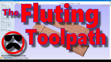 The Fluting Toolpath - Part 41 - Vectric For Absolute Beginners