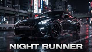 NIGHT RUNNER 🖤 | Nissan GT-R | DARK PHONK