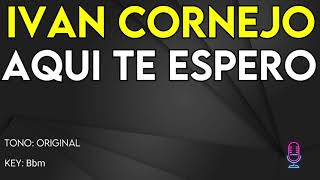 Ivan Cornejo - Aquí Te Espero - Karaoke Instrumental