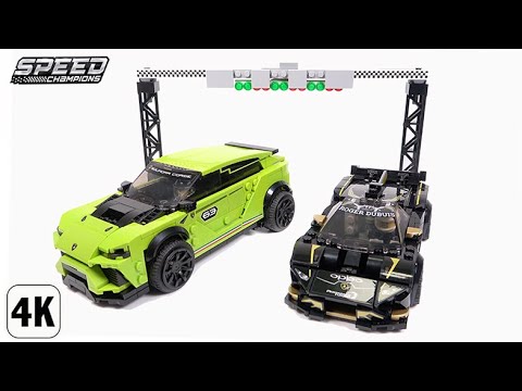 【3人乗りワロタ】レゴ スピードチャンピオン ランボルギーニ ウルスST-X ＆ ウラカン・スーパートロフェオ EVO 76899 / LEGO 76899 Speed Build