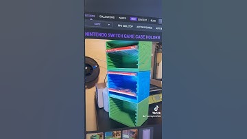 Nintendo Switch: Game Case Holder #shorts #nintendo #gaming #3dprinting