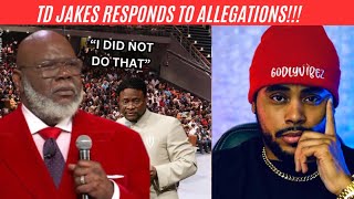 T.D Jakes RESPONDS to allegations with P.Diddy and young men