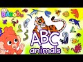 Animal ABC | Learn the alphabet with SCARY ANIMALS for children | abcd videos for kids A to Z esl