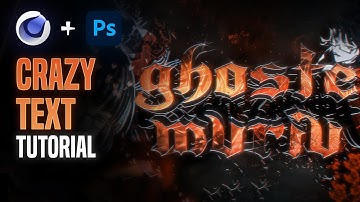 Insane 3d text in Photoshop & Cinema 4D in 2022 // Photoshop/C4D Tutorial (anime header)