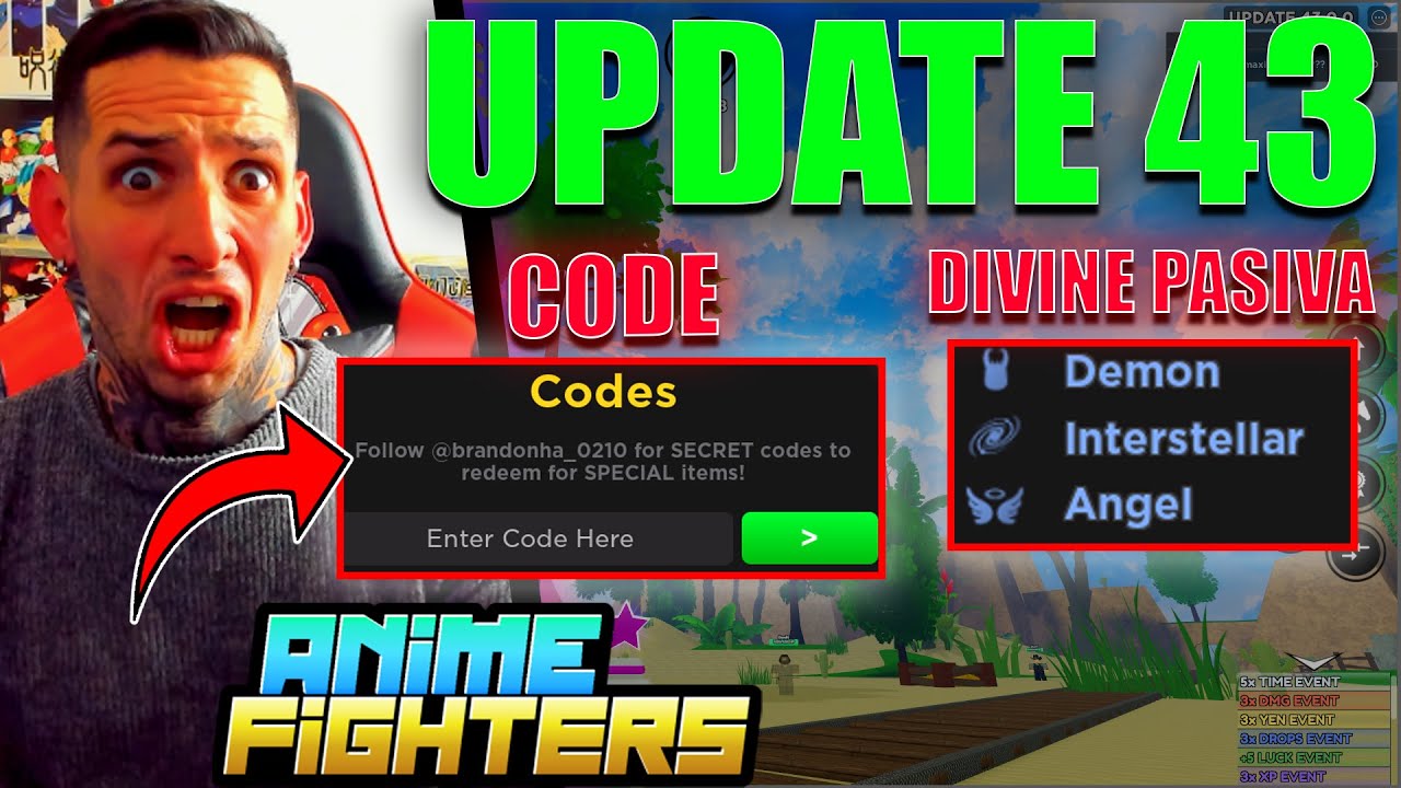 codigos de anime fighters simulator x update 43｜Búsqueda de TikTok