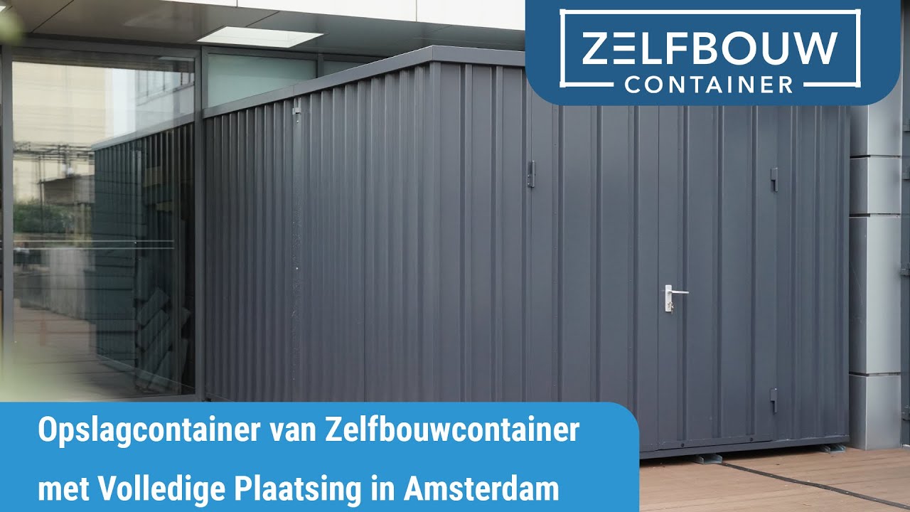 Opslagcontainer van Zelfbouwcontainer met Volledige Plaatsing in ...