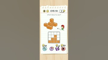 brain test level 178 what does he see? solution