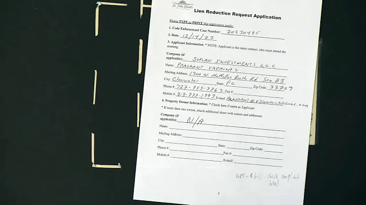 Special Magistrate - Code Enforcement - January 08, 2024