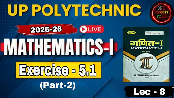 Applied mathematics 1st chapter 5 | Polytechnic math 1st semester | ONE WAY POLY 