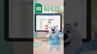 Split Names & Text in Seconds! (Google Sheets Hack) 🚀 #shorts