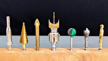 10 Amazing and Useful Drill Bits !!
