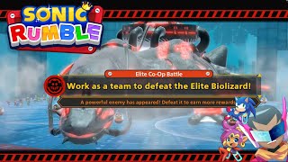 Sonic Rumble: Elite Biolizard Battle (and normal Biolizard)