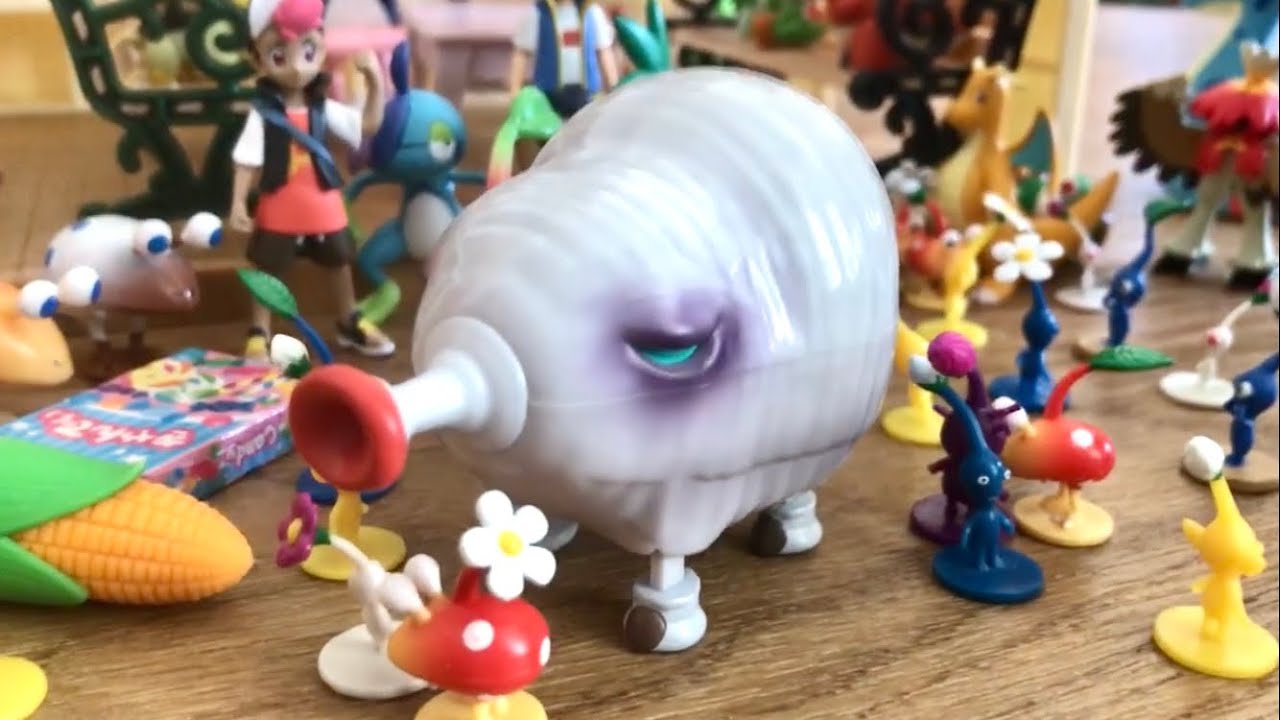 ピクミン　せまる原生生物　ゼンマイフィギュア　３個セット ピクミン せまる原生生物コレクション 3個セット - メルカリ
