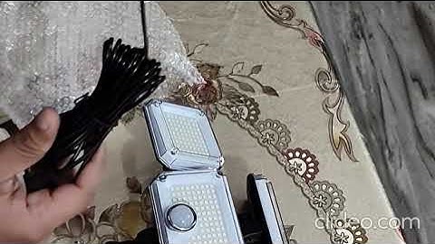 333 LED Solar Motion Sensor Light with Split Panel by Homehop - Unboxing, Installation & Testing