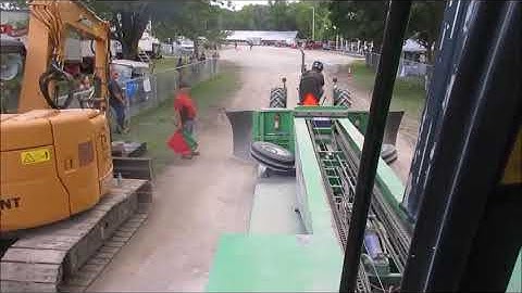 Riding in a Professional Pulling Sled!