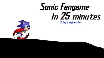 Sonic Extension - First version | GDevelop