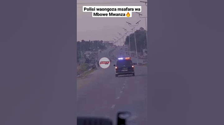 Tazama Polisi wakiongoza msafara wa Mbowe Mwanza🔥 #shorts #politics #polisi #trendingvideo