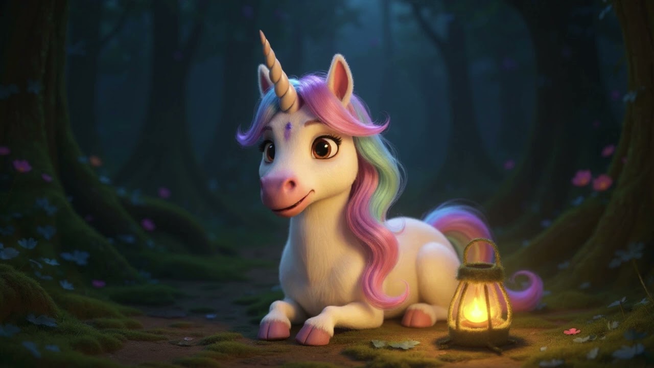 Einhorn Mila🦄und das Nachtlicht 🌙 Ruhige Gute-Nacht-Geschichte für Kinder