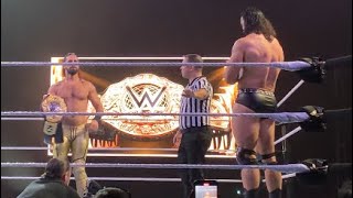 WWE LIVE SETH ROLLINS VS DREW MCINTYRE  ( WITH NACHO LIBRE INTERFERENCE)