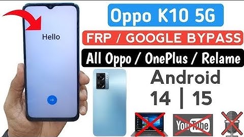 Oppo K10 5G FRP Bypass Oppo Android 14 | Oppo FRP Bypass Android 14/15 | Share Article not Working