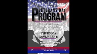 Sweeny Elementary Veterans Day Program