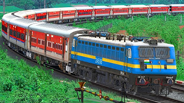 TRAINS CROSSING SPEED IN RAILWAY GATE | BUMPY RAILROAD | Train Simulator | Railwork | NTG GAMING