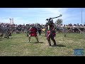 What a warrior looks like medieval knight gets up asks for more when knocked down with ax