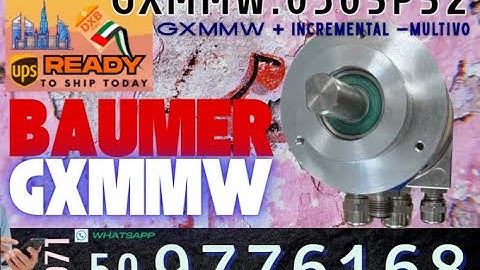 Baumer Encoder Dubai Absolute GXMMW-0503P32 Ready Stock|Repair |Troubleshooting - Cables Connectors