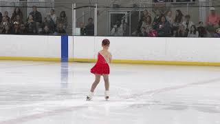Elizabeth Sokolova, 6-year-old. 2025 Ice in the Pines - Basic 4 - Silver.