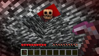 QUEBREI A BEDROCK DO NETHER MAS... ALGUÉM JÁ ESTAVA LÁ!!