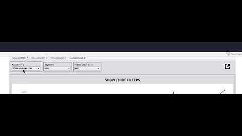 SHOW / HIDE FILTERS IN TABLEAU