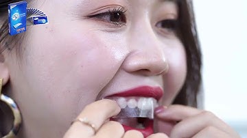 Hướng dẫn sử dụng miếng dán trắng răng 5D