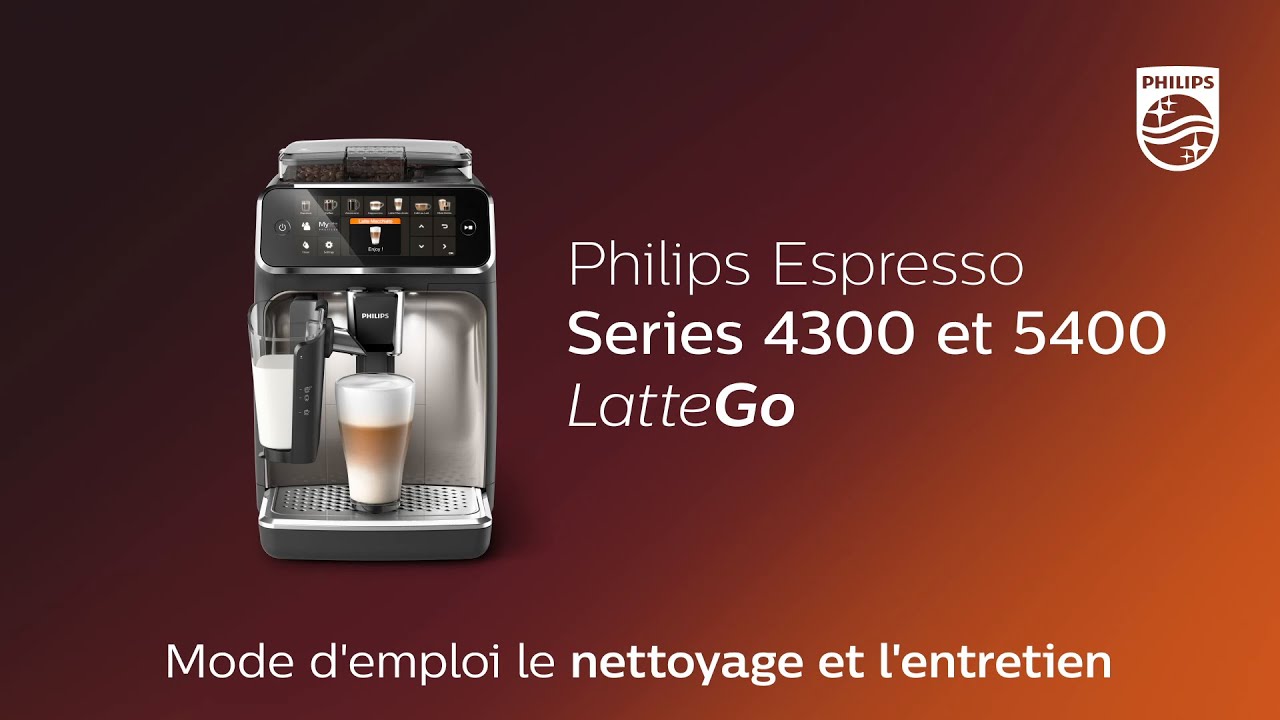 Manuel d'utilisation de la machine à espresso entièrement