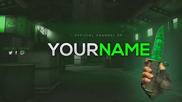CS:GO BANNER TEMPLATE | Photoshop - Desiigner.