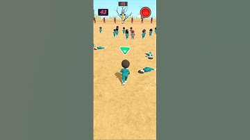 squid game 3D play with me k sniper challenge head short game #shorts #squidgame #viral #jondada