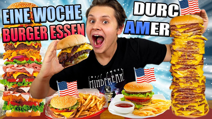 Eine WOCHE NUR BURGER ESSEN 2.0 DURCH GANZ AMERIKA🍔😨 -BESTEN BURGER MEINES LEBENS😍(SELBSTEXPERIMENT)