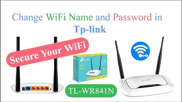 TP-Link router configuration|change-WiFi Password&Name onTP-Link TL-WR841N router|TP-Link