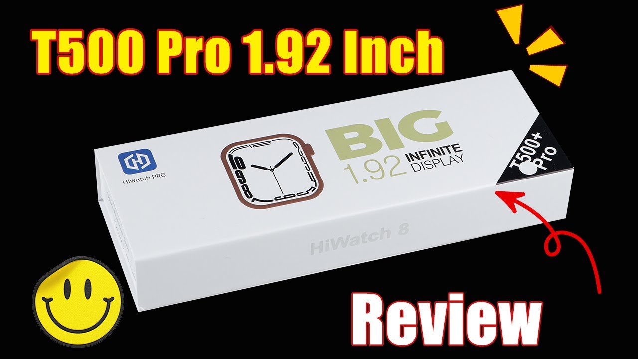 T500 Pro 1 92 Inch Screen Smart Watch Quick Unboxing Review YouTube t500-pro-1-92-inch-screen-smart-watch-quick-unboxing-review-youtube