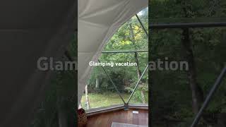 Glamping vacation at Blue Ridge Glamping. Stayed in a SICK geo dome. #airbnb #glamping